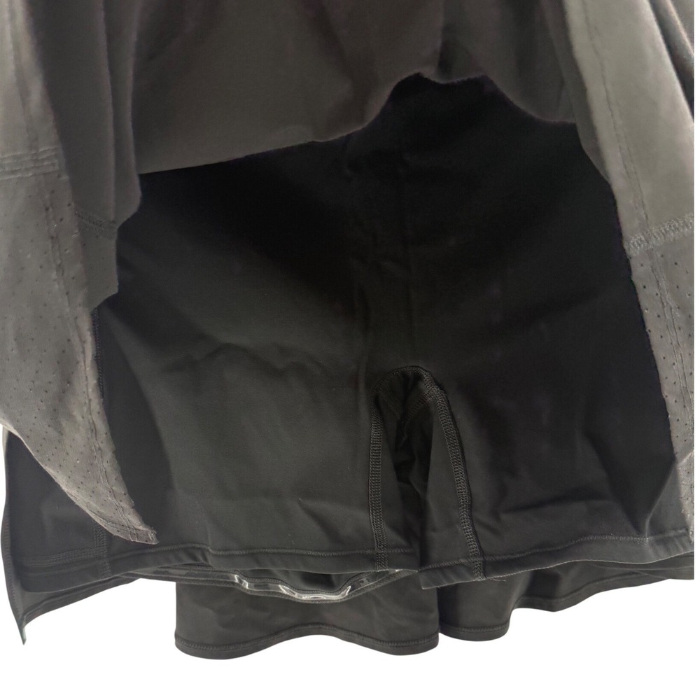 Spanx Get Moving Skort Black Athletic Tennis Golf Skirt Built-in Shorts XL - Picture 2 of 5